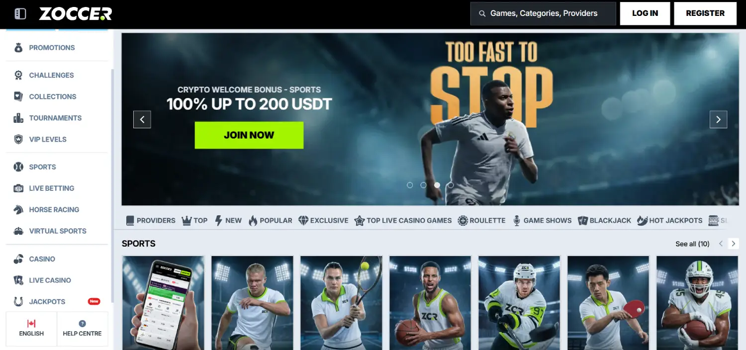zoccer-main-page
